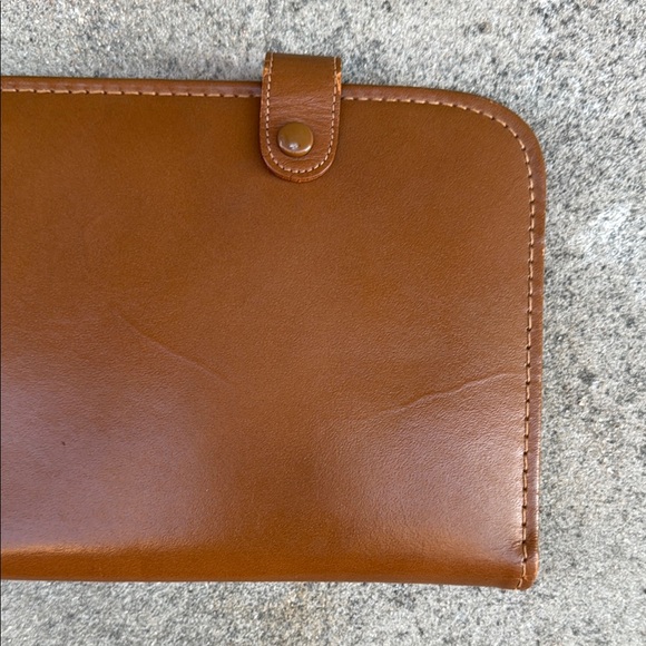 Vintage Brown Leather Men's Tie Holder - Picture 2 of 9